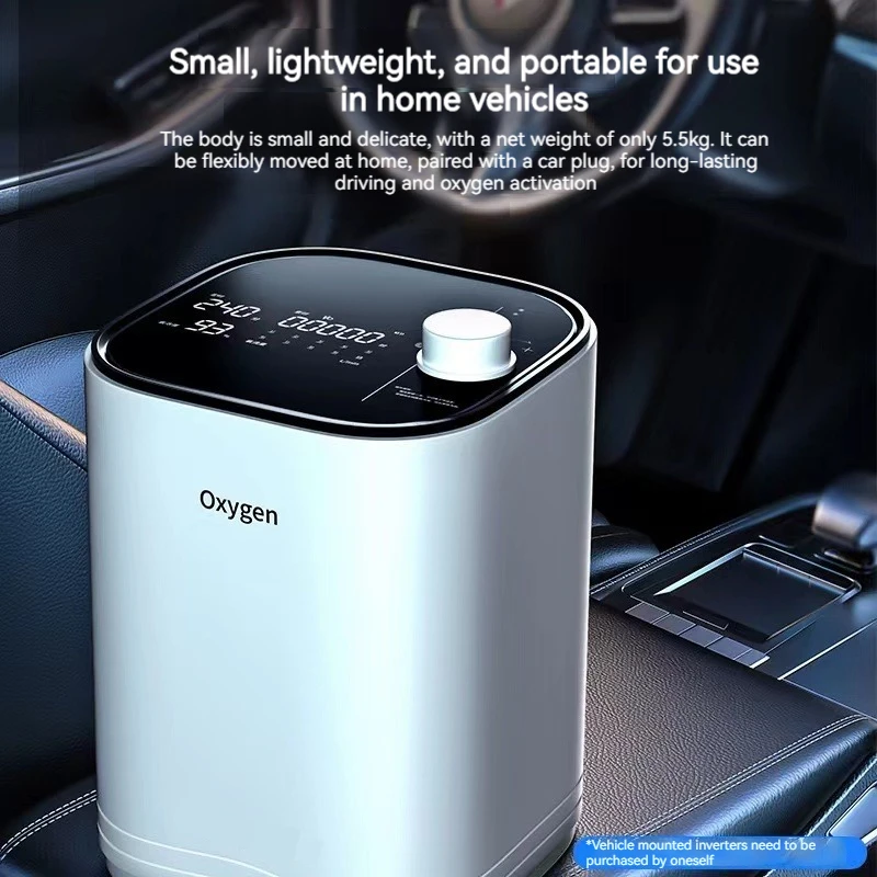 1-8L Portable Oxygen Concentrator Generator For Home Travel Design 90% Purity Small With Nebulizer Machine Oxygen Generator Air portable oxygen concentrator