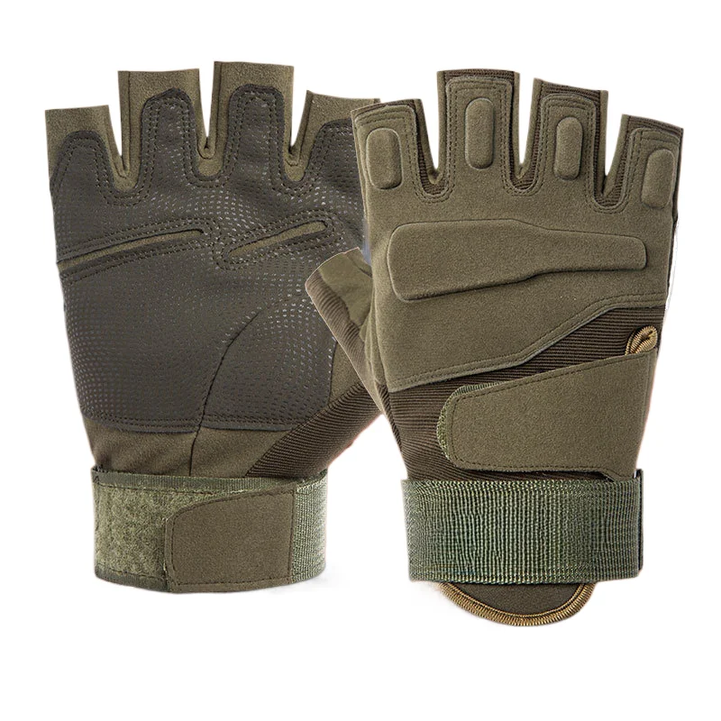 1Pair Outdoor Sports All Finger Gloves Men Sturdy Breathable Protective Tactical Gloves Anti Slip Cycling sport gloves