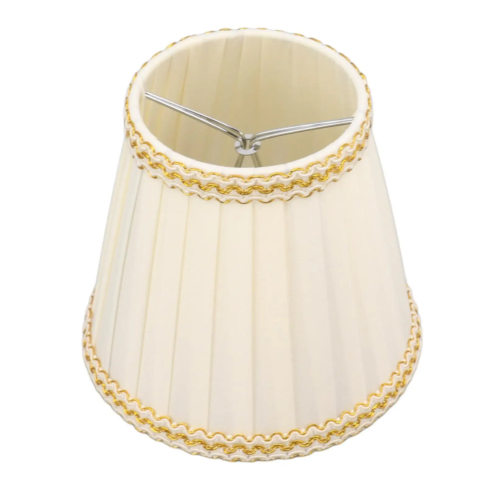 Lightweight Clip-On Lampshade-Non-Dazzling, Easy Install, Silky Cloth, Great Light Transmission for Small Bulbs