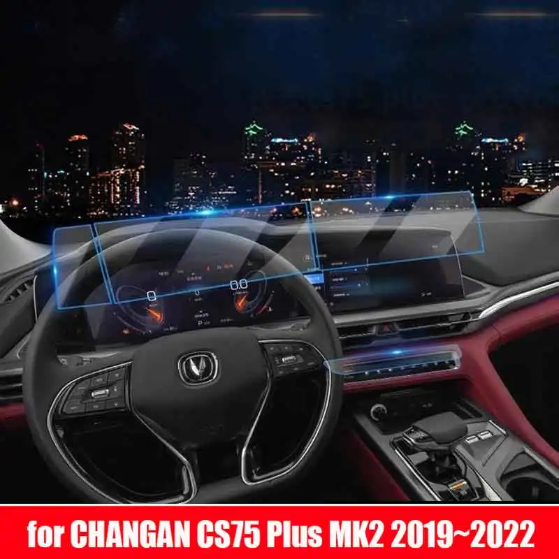 

Автомобильный навигационный инструмент для CHANGAN CS75 Plus MK2 2019 ~ 2022 плёнка для GPS сенсорный Полноэкранный протектор Аксессуары из закаленного стекла