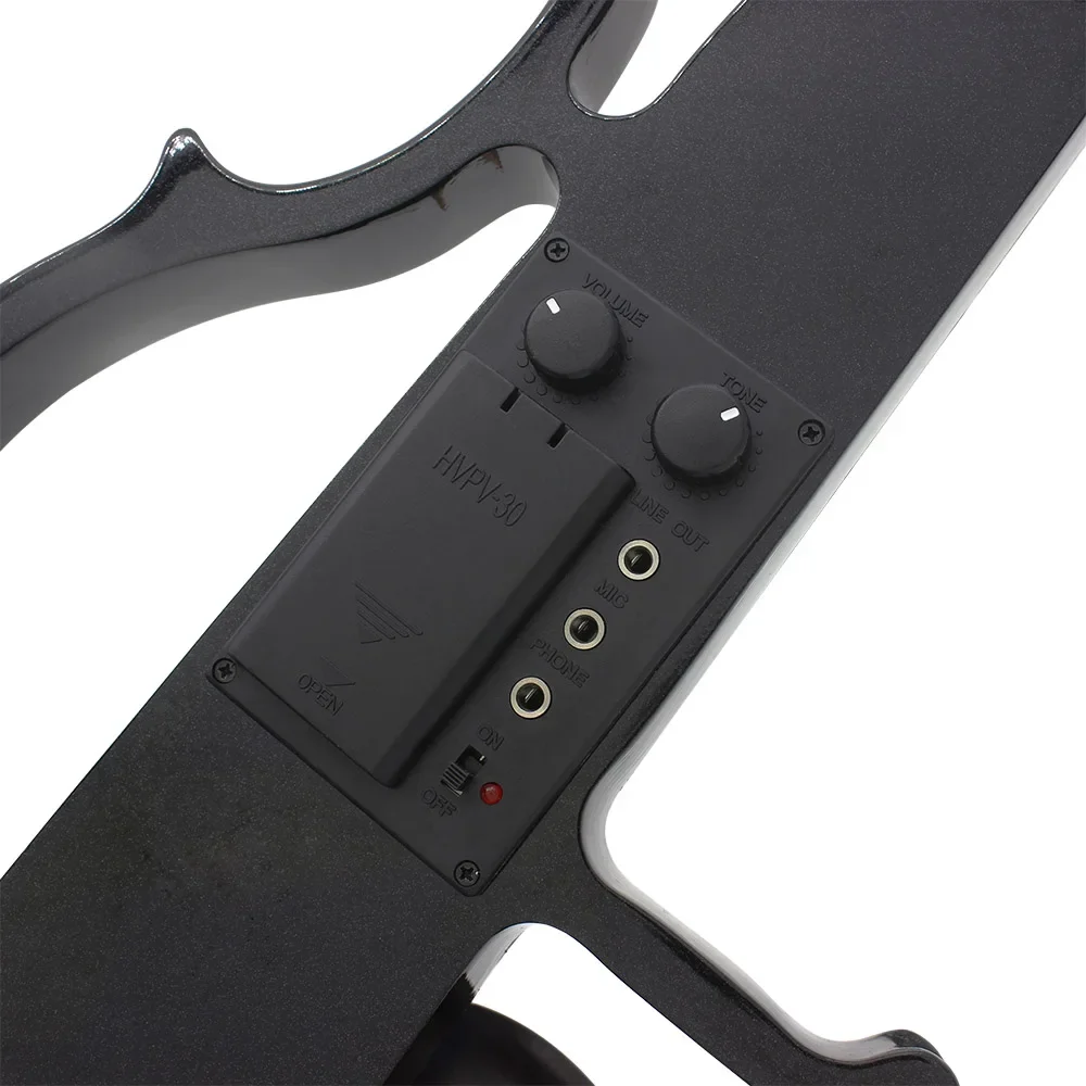 IRIN 4/4 Electric Violin Maple Body Electric Silent Violin With Bow Case Headphone Cable Shoulder Rest Parts & Accessories