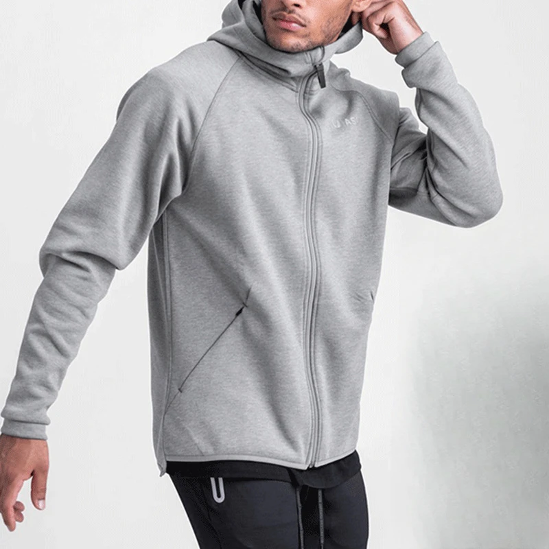 

EBAIHUI Men's Solid Color Sweatshirt Spring and Autumn Men's Raglan Sleeve Sports Zipper Coat Vintage Loose Hoodie Tops