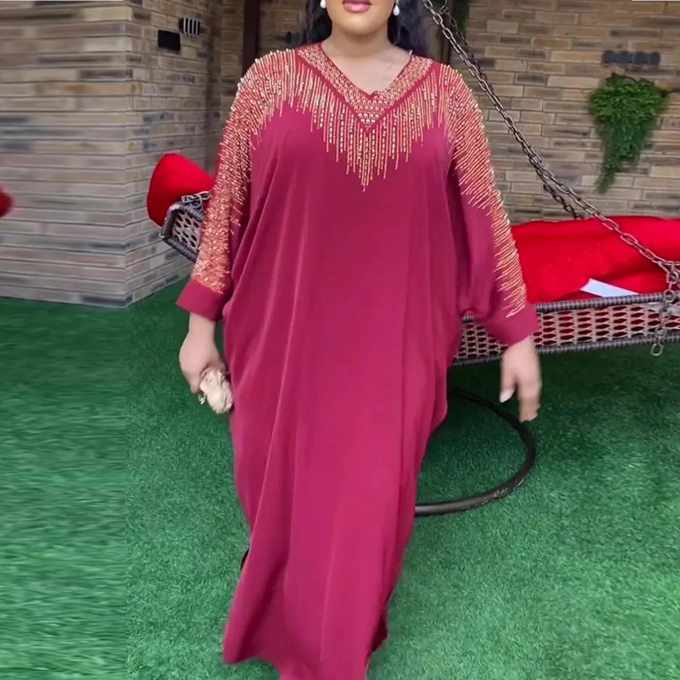 

Африканские платья для женщин, африканские Дашики, одежда, марокканский кафтан, Дубай, мусульманская абайя, африканская одежда, Длинное Платье Макси