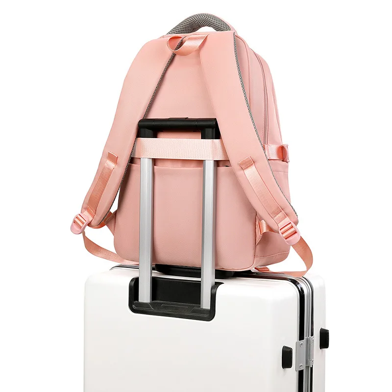 Girl School Backpack Youth Large Capacity Backpacks Nylon Schoolbag Daypack Multi Pockets Casual Rucksack Travel Bag 3