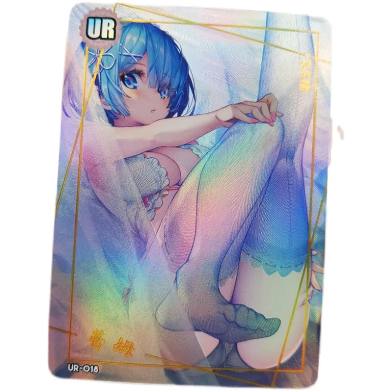 

27pcs/set Goddess Story anime animation game surrounding Rem Ganyu sexy beauty flash card rare collection toy birthday gift