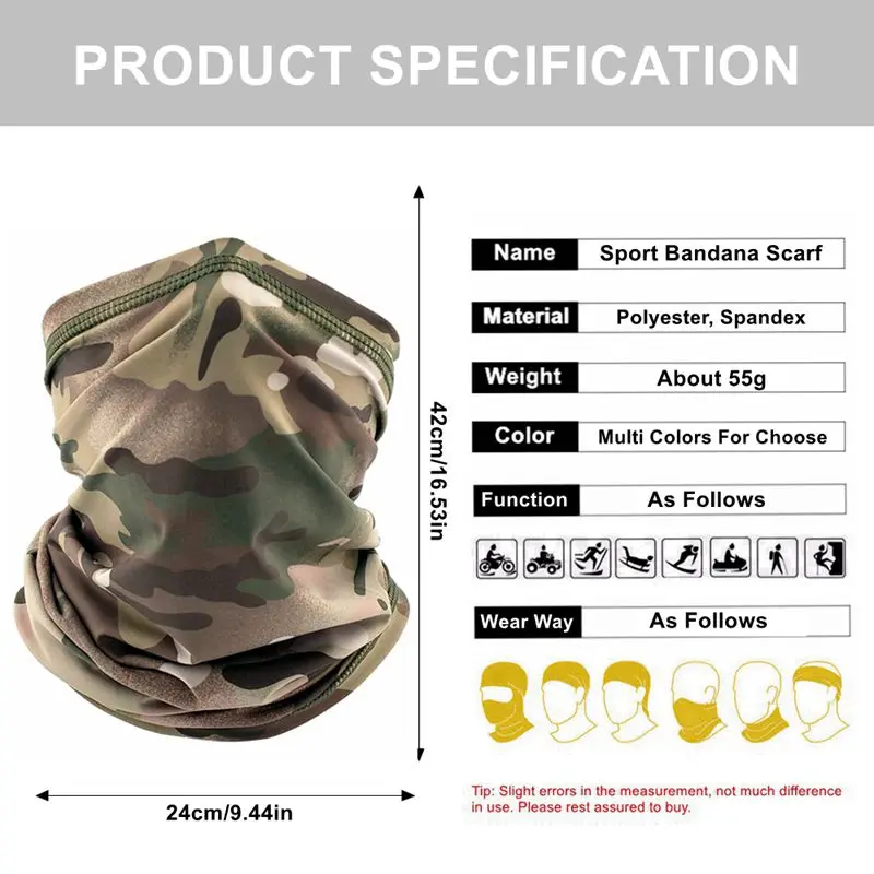 Foulard Tube tactique Multicam, Bandana pour la chasse, le Camping, Tour De  Cou, masque De Sport militaire, course à pied et randonnée - AliExpress