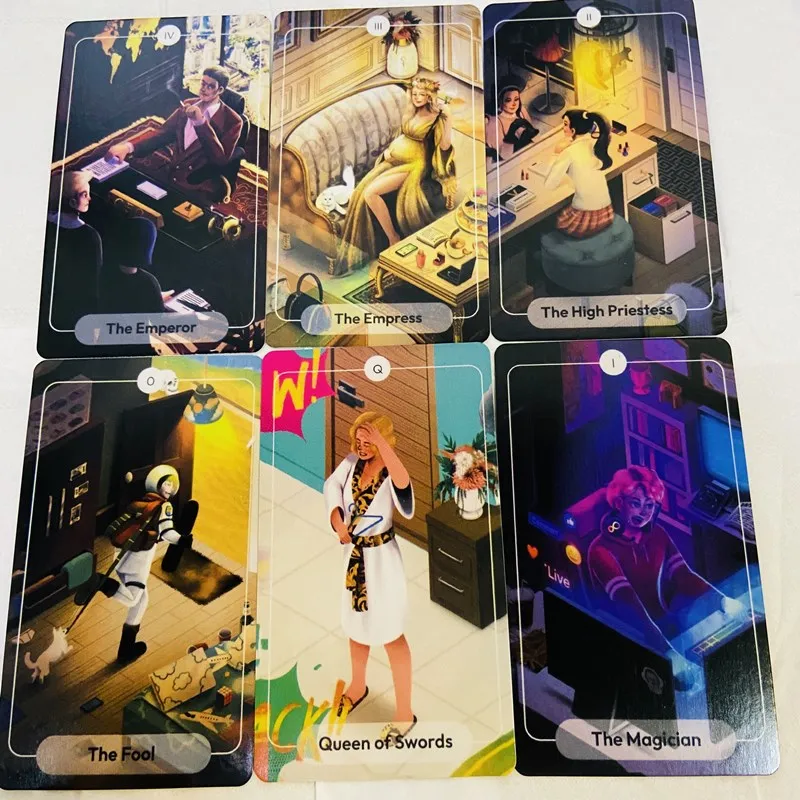thumbnail image 2 of 78 Stories Tarot Cards A 79 Oracle English Visions Divination 2 of 12