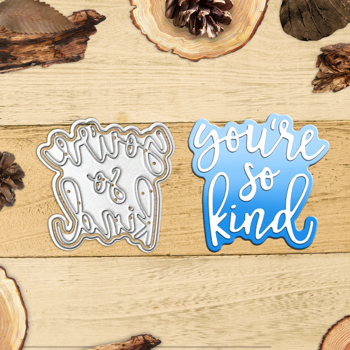 

MangoCraft You're so kind Mini Cutting Dies DIY Scrapbooking Supplies Lovely Metal Cut Dies Knife Mold for Cards Albums Decor