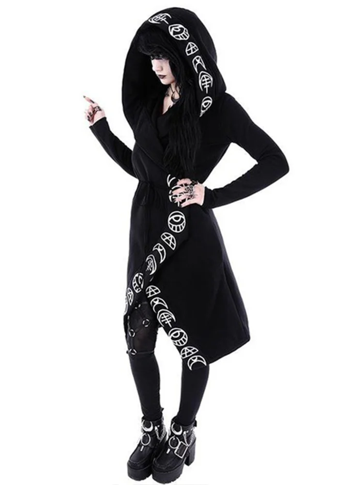 

2023 New Women's Wear Y2k Punk Print Sweatshirt Insgoth Gothic Genshin Impact Hoody Grunge Autume Winter Witchcraft Women Oversi