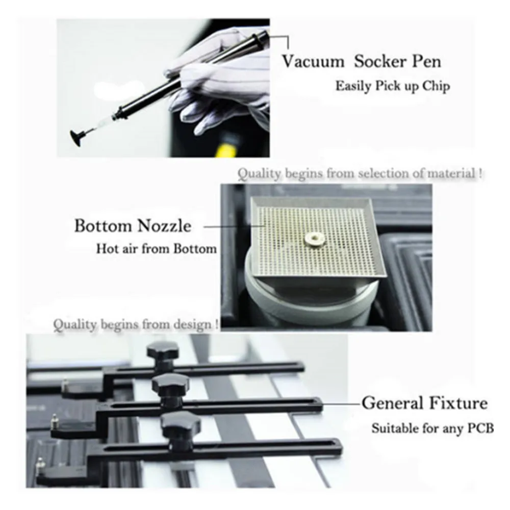 Silman ST-R410 BGA Rework Station For Repairing Phone Mainboard TV IC Chips LED Digital Display Soldering Reballing Machine 4