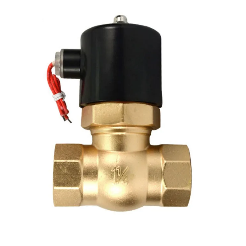 Elettrovalvola A Vapore Normalmente Chiusa Da 1-1/4 "24V 12V 220V 110V Elettrovalvole In Ottone