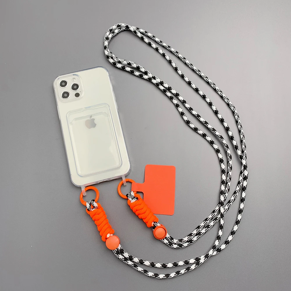 thumbnail image 1 of Cordón cruzado, correas para los hombros, llavero, cuerda trenzada ajustable para iPhone 11, 12, 13, 14, 15 Pro Max, 7, 8 Plus, X, XR, XS Max, fundas, 1 of 5