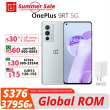 OnePlus 9RT 9R T 5G Smartphone Global Rom Multi-language 8GB 128GB Snapdagon 888 120Hz 6.62 inches AMOLED 65 Warp Charging