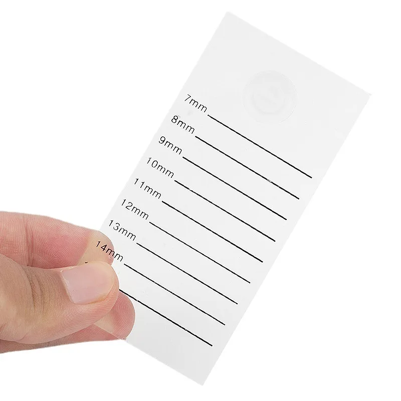 아크릴 속눈썹 홀더 속눈썹 연장 용품, 가짜 속눈썹 트레이 스트립 스탠드, 팔레트 속눈썹 액세서리, 메이크업 도구, 7-15mm, 1 PC 