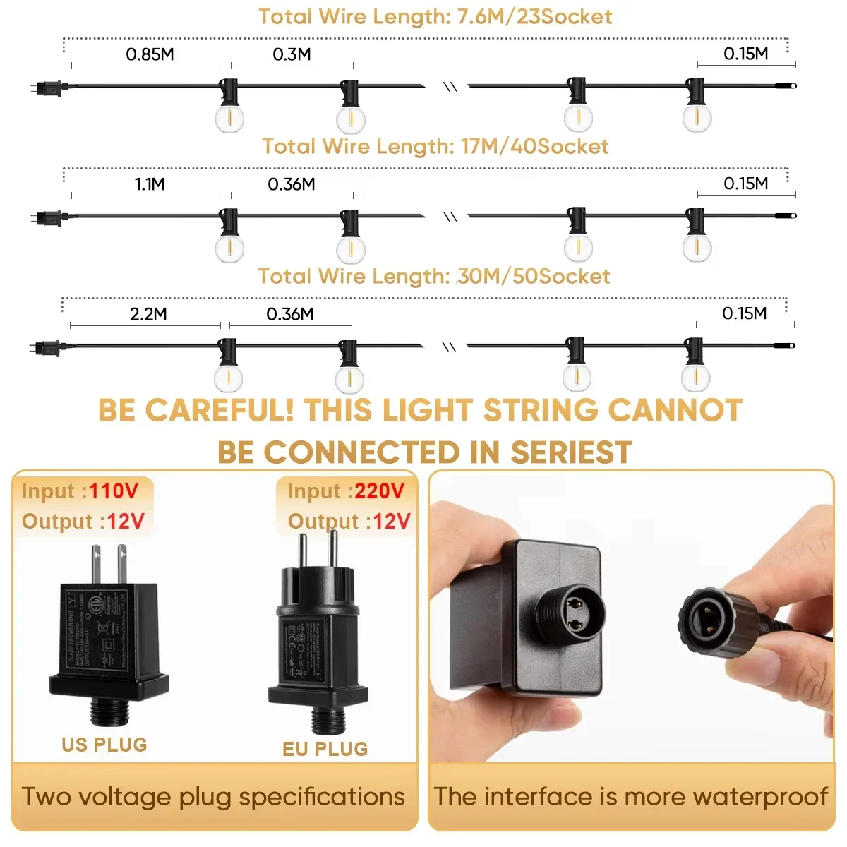 12 Volt Led String Lights - Bodugi 12 volt led string lights