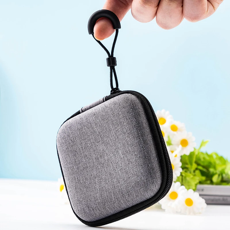 Storage Bag Small Earphone Hard Shell Data Cable Organizer Mini Tech Gadgets Portable Case Charger U Disk Zipper Pouch