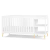 4-in-1 Convertible Crib and Changer, Bianca White w/Natural 1