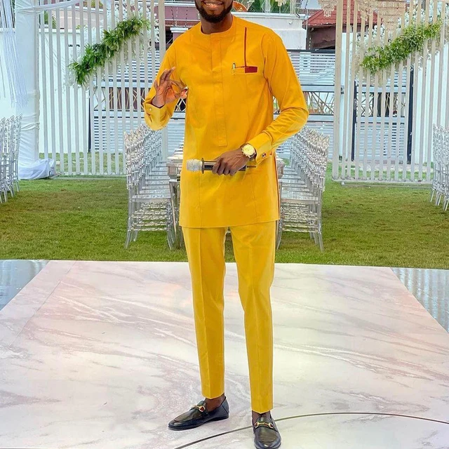 Musa Long Sleeve Dashiki Outfit