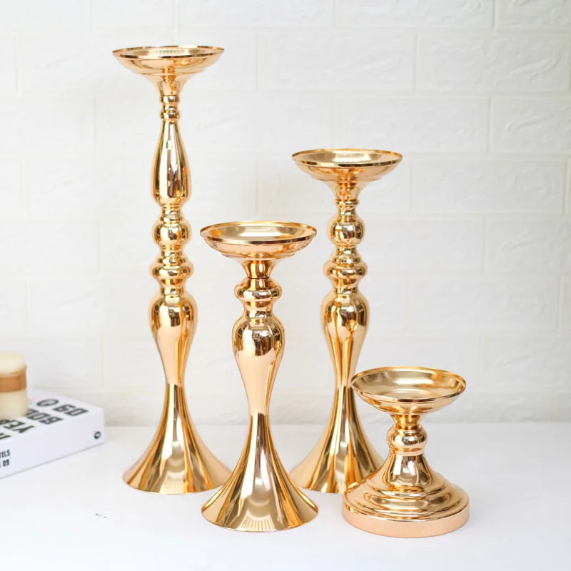 Wedding Props Decor Plated Mermaid Candle Holder Hotel Wedding Decor Road Lead Romantic Candle Holder Ornaments candle holders