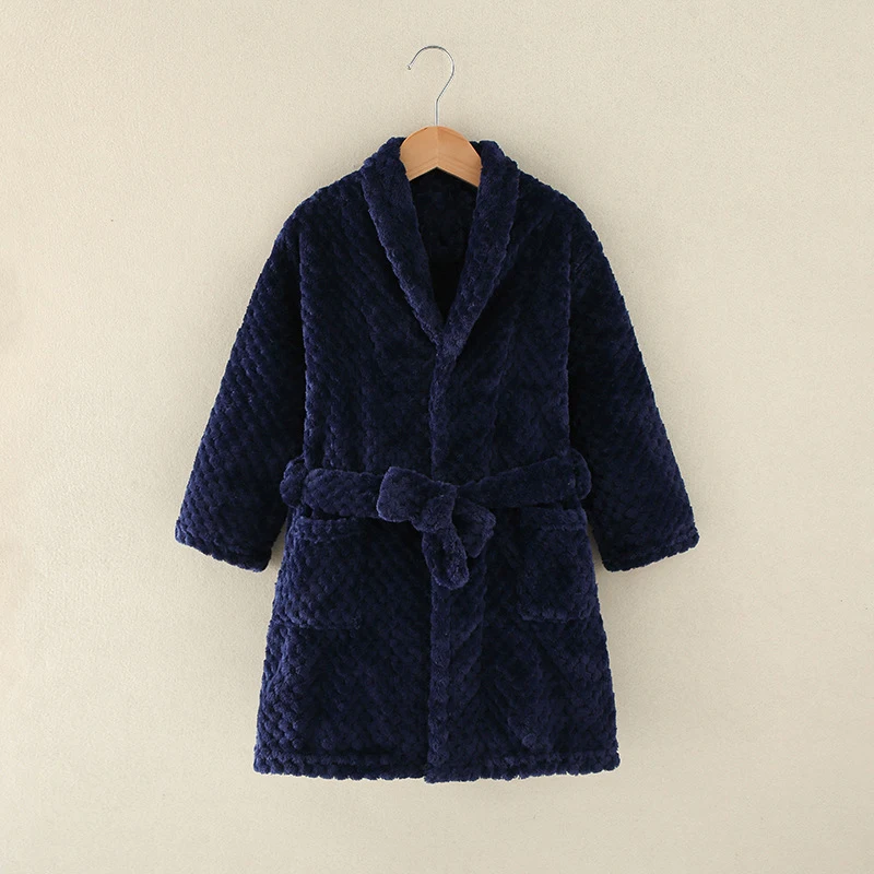 BabyGirlBathrobeAutumnWinterKidsBathRobeforBoysSleepwearRobe
