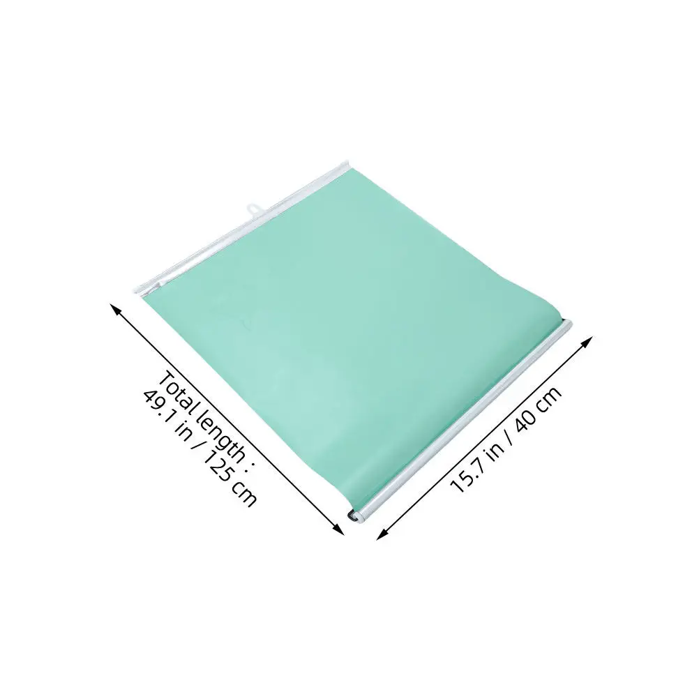 흡착식 암막 블라인드 40x125cm 무타공 창문 커버 탈부착 가능 재사용 가능 프라이버시 롤러 블라인드 발코니 아파트 방