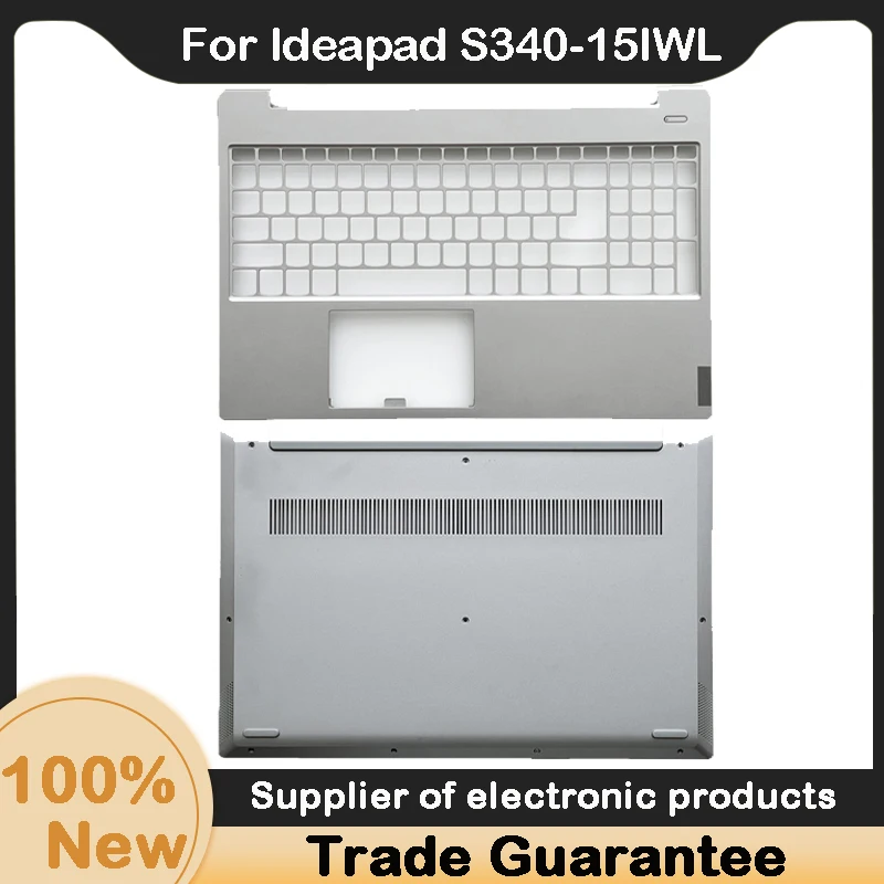 

New For Lenovo Ideapad S340-15IWL S340-15API Laptop Upper Case Palmrest Cover AP2GC000510 5CB0S18660 / Bottom Case Low Base D
