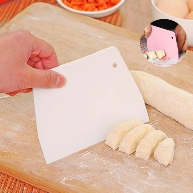 Kitchen Cake Cream Spatula dough scraper baking tool dough cutter baking accessories cake scraper baking spatula Dough Knife Cutter Butter Batter Scraper Decorating Plain Smooth Edge Spatulas Baking Pastry Tools