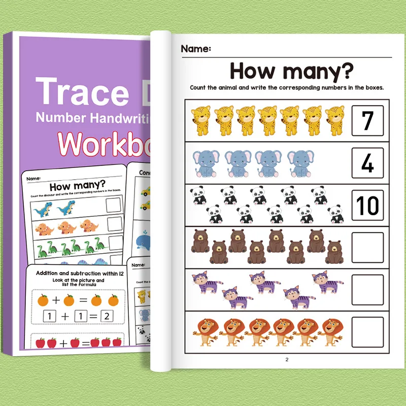 Enhanced Interactive Math Learning Workbook: Engaging Worksheets for Addition & Subtraction Mastery