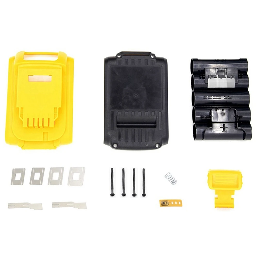 

Пластиковый аккумулятор DCB200 для DeWalt DCB201, DCB203, DCB204, DCB200, 18 в, 18650, литий-ионный аккумулятор для 3A, 4A, 5A