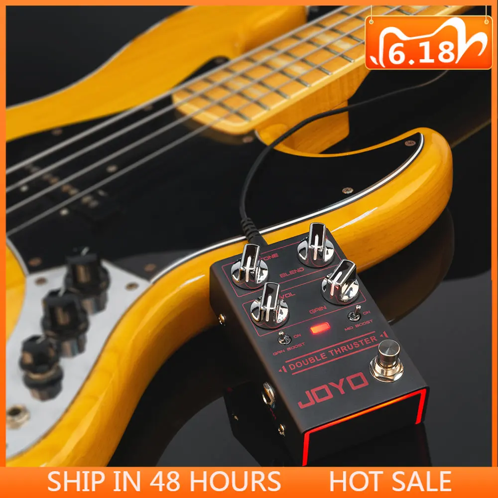 Joyo Bass Guitar Effect Pedal R28 Double Thruster Bass Overdrive Pedal