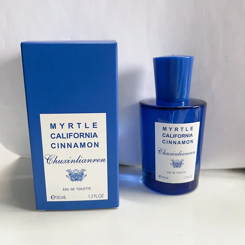 Luxury Blue Mediterranean Unisex Perfume Fresh Fruity Ultimate Charm Fragrance Natural Wood Couple Premium Eau De Toilette 50ml
