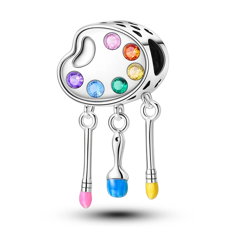 Original Sterling Silber Charms Perlen Dreamcatcher Kaffee Parfüm Anhänger passen Frauen Armband DIY Schmuck Geschenk – Detail 14