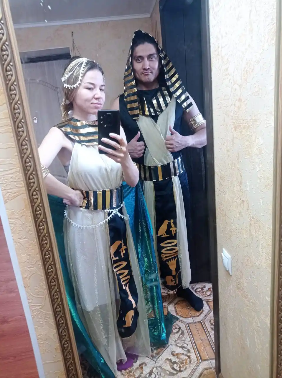 Couples Egyptian Pharaoh Queen Cleopatra Costume