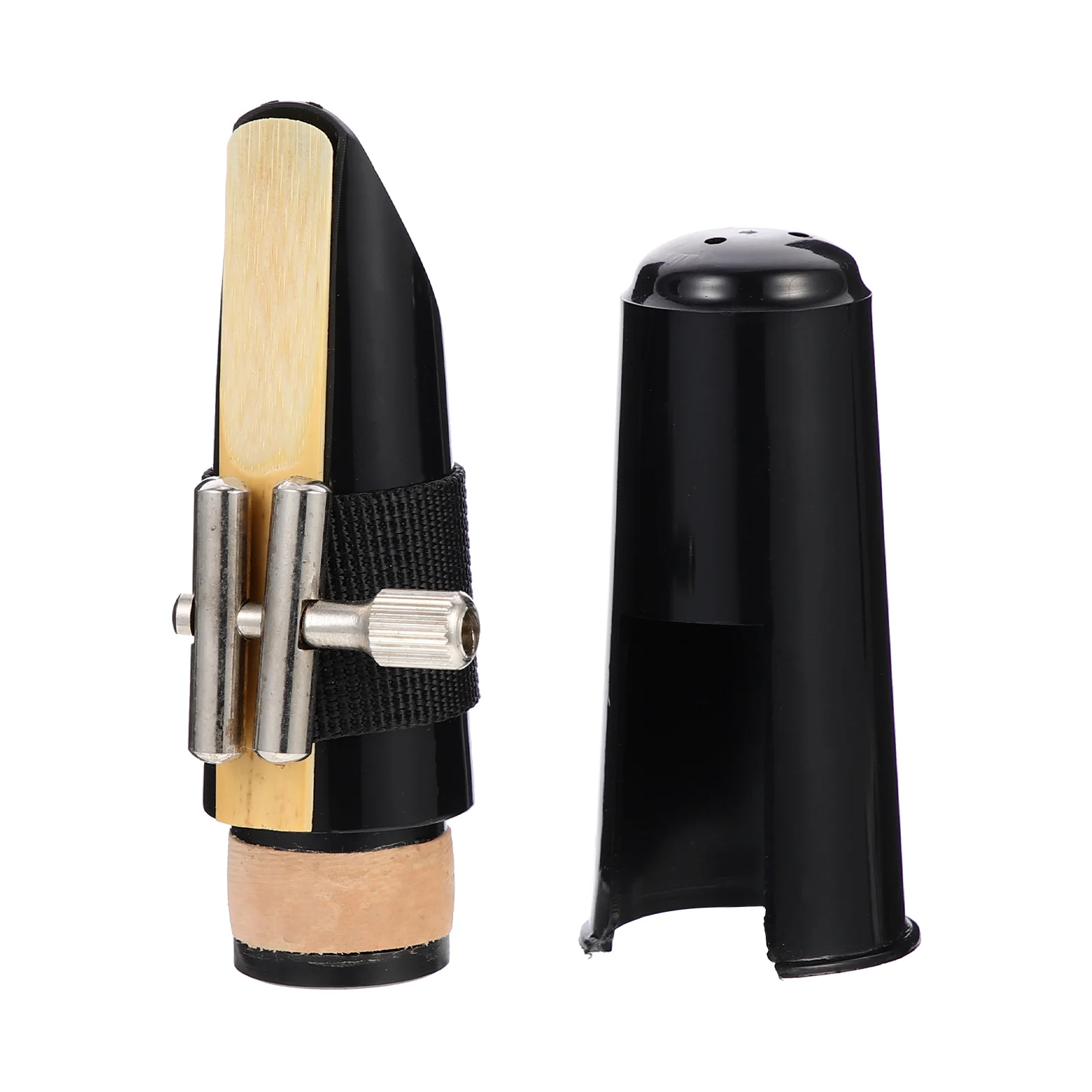 

Clarinet Flute Head Professional Clarinet Mouthpiece Kit Clarinet Mouthpiece Ligature Reed Cushions And Caps Accessory