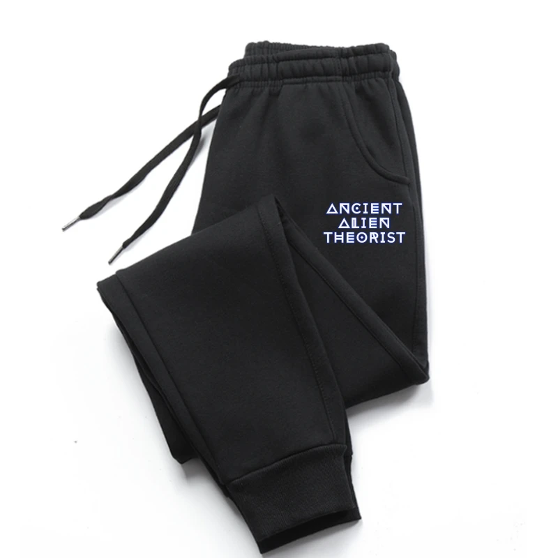 

New Ancient Alien Theorist sweatpants Cheap Men Man pants Christmas pants for mens Aesthetic Cotton pants Printing