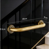 ที่จับทองเหลืองสำหรับห้องน้ำ ที่วางแขนกันลื่นสำหรับอ่างอาบน้ำ 4