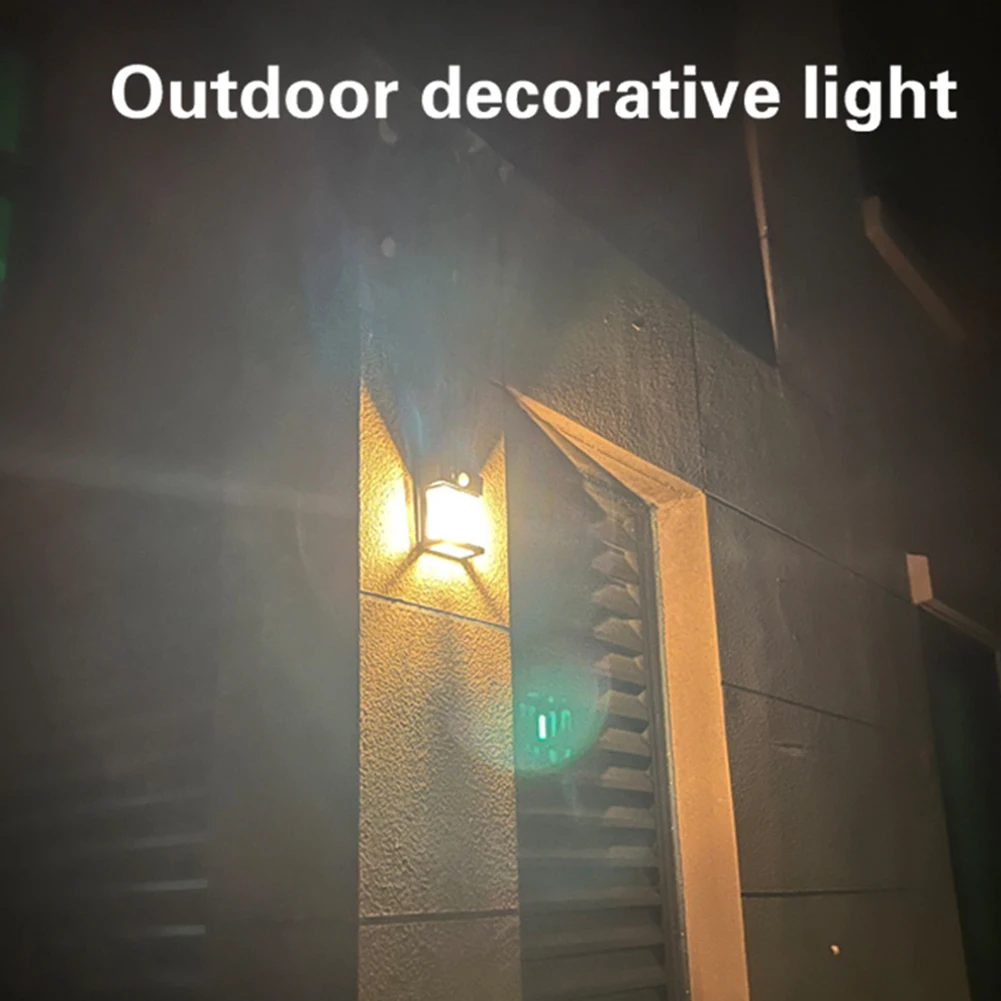 Outdoor Solar Tungsten Wall Light with Motion Sensor Waterproof LED Street Light Patio Outdoor Deck Porch Barn Garage