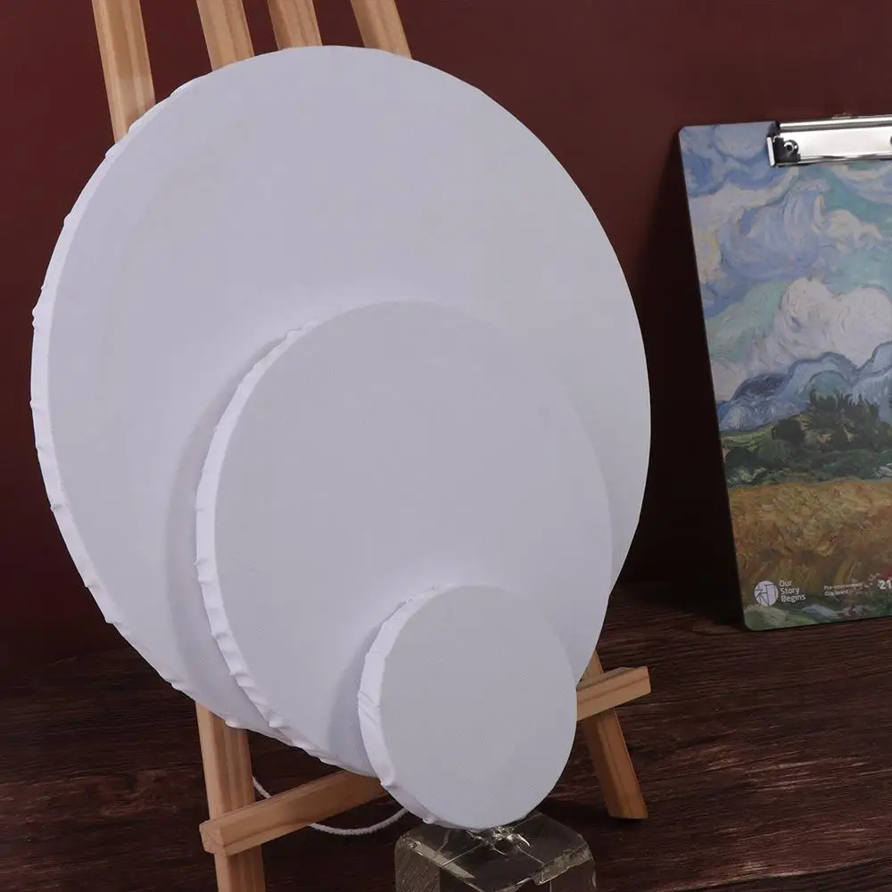Cotton Multi Size Thicken Painter Oil Paint for Artist Painting Board Drawing Board Circle Canvas Picture Frame
