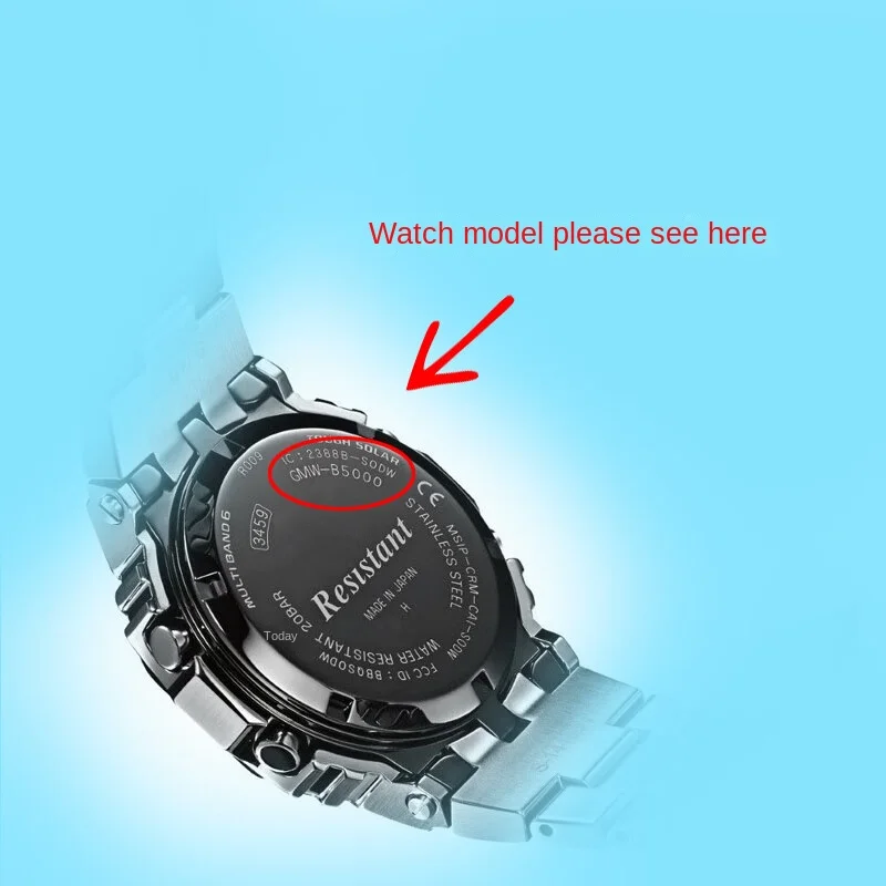 For Casio G-SHOCK small square GMW-B5000 series metal connecting