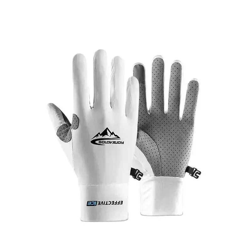 

Riding gloves touch screen non-slip sports sunscreen summer fishing sweat-absorbing breathable ice silk cold thin golf gloves