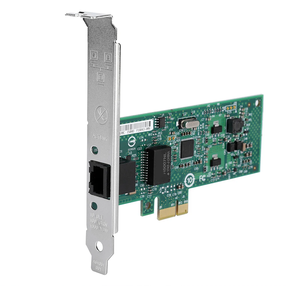 인텔 82574L 기가비트 PCI e 네트워크 어댑터 카드용 PCI-E 네트워크 카드 데스크탑 1000Mbps NIC LED 표시기 기가비트 네트워크 카드