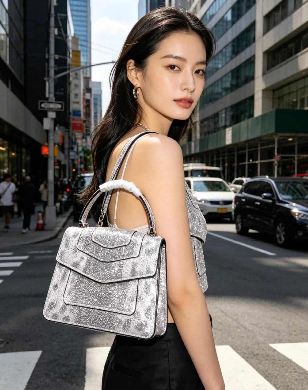 Light luxury brand women's handbag new design, high-end texture retro spring and summer single shoulder crossbody versatile