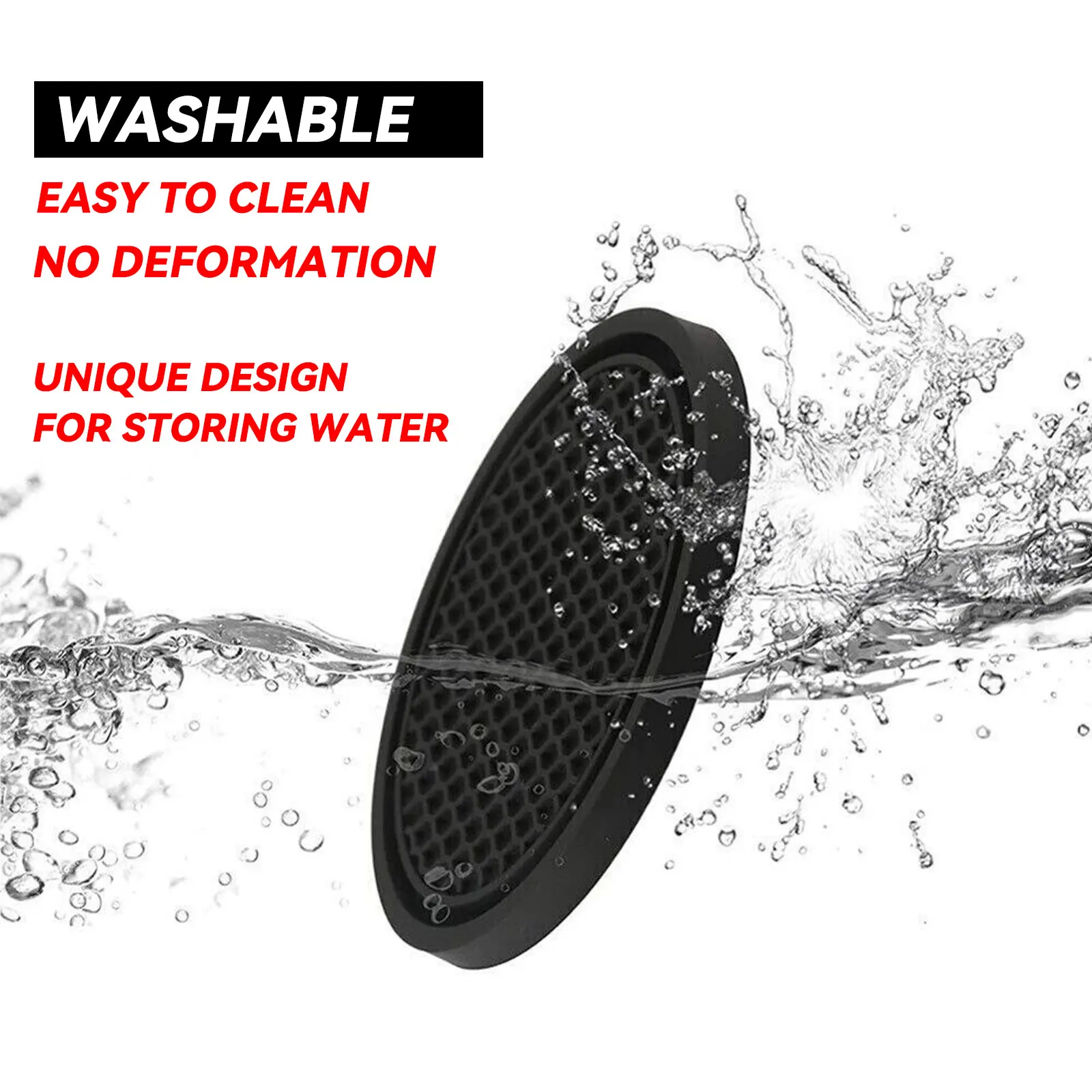 2PCS Universal Car Auto Cup Holder Insert Coaster Anti-slip Pad Mats For VW Honda Volvo Tesla Toyota Audi BMW Accessories cup holder coasters cup holder inserts car coaster pads cup holder insert