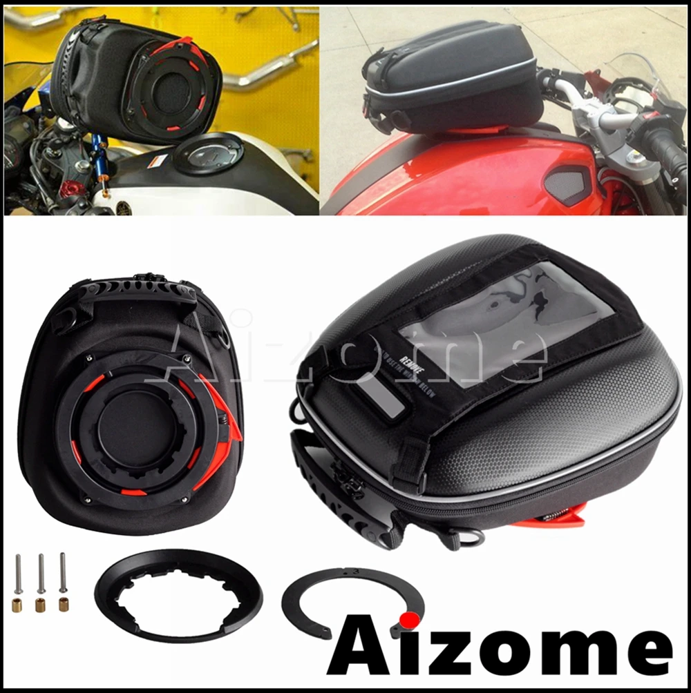 

Черные многофункциональные дорожные сумки для навигации для Honda CB CBF CBR VFR RC VTR NT XL 600-1300 92-2020