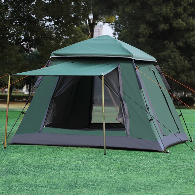 4-5 Person Automatic Tent Quick Outdoor Camping Double Set - AliExpress
