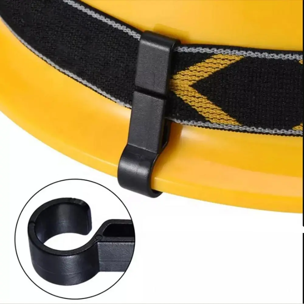 10 teile/satz Schutzhelm Licht Clips Helm Clips Befestigung Kopf Licht Klemmen Scheinwerfer Hut Nicht-Slip Sicherheit Kappen Haken Outdoor werkzeuge – Detail 11