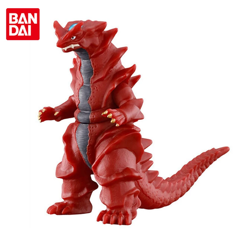 

Bandai Original Ultra Soft Vinyl Dolls Ultra Monster Series 177 Ultraman Decker Monster Monsarger Anime Action Figures Boys Toys