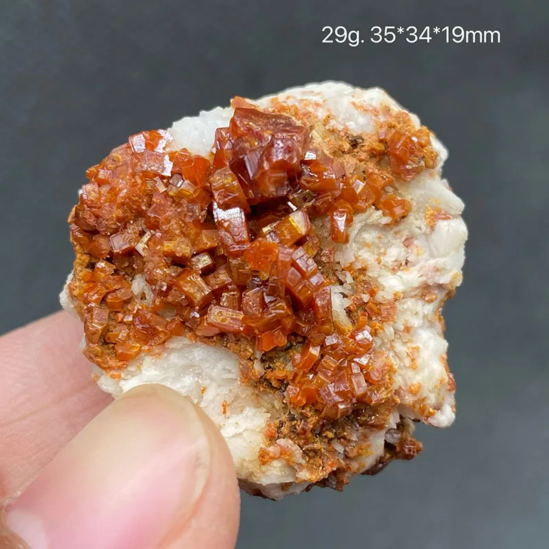 100%  Natural Vanadinite  Mineral Specimens Stones and Crystals Healing Crystal
