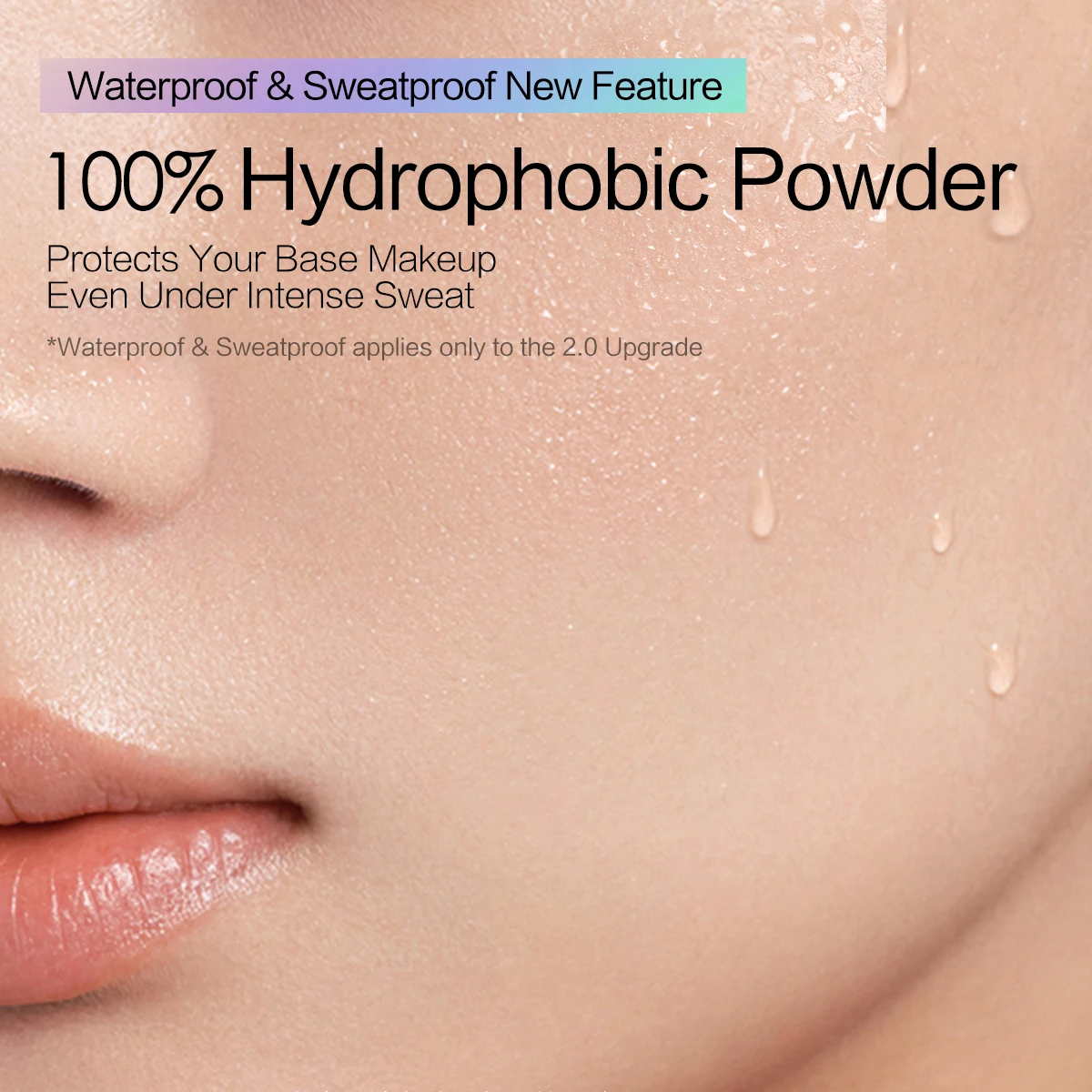 Setting Powder CARSLAN 2.0 Black Magnet Soft Focus Pressed Powder Waterproof Sweatproof 24H Longlasting Oil Control Translucent