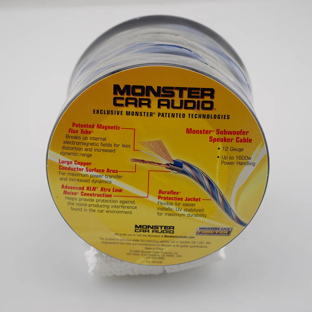 USA MONSTER CABLE XLN 12S 18 S/B 18 